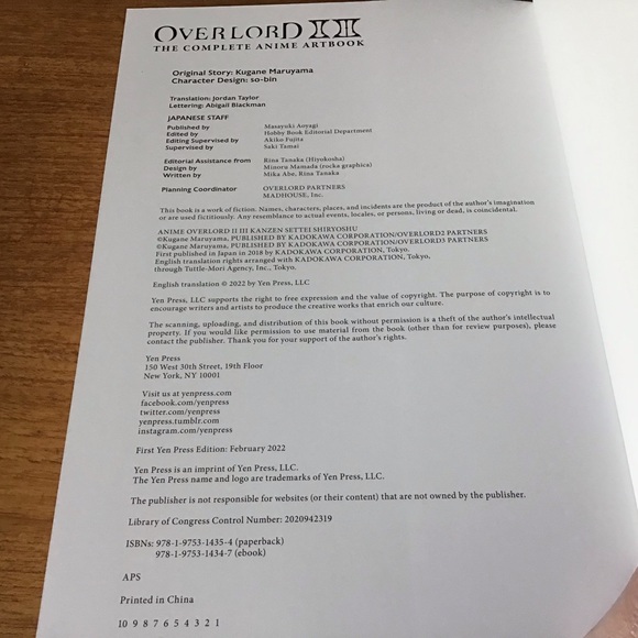 Overlord II III The Complete Anime Artbook softcover - Picture 6 of 9